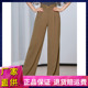 IAMYC摩登舞服2024女成高腰遮胯直筒阔腿裤 裤 交谊舞练功服B20002