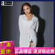 不对称衣摆国标练功服连衣裙A1200 衬衫 皇朝拉丁舞服装 上衣女新款