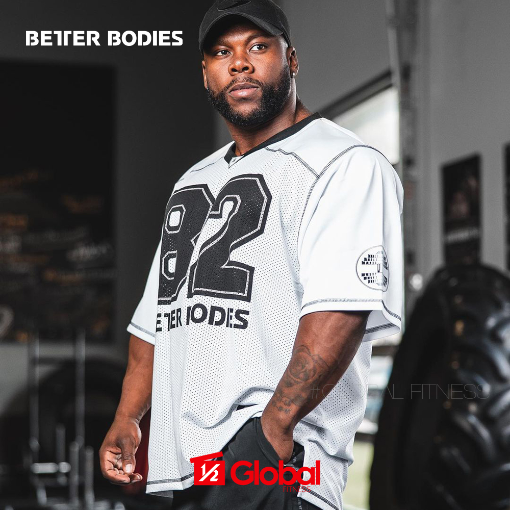 better bodies football tee柏德宝宽大速干透气橄榄球短袖衫t恤