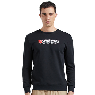 运动弹力保暖时尚 套头卫衣男士 休闲外套 新款 探拓户外秋冬季