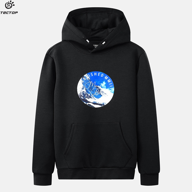 TECTOP探拓户外春秋季套头连帽卫衣男女士款透气跑步运动休闲外套