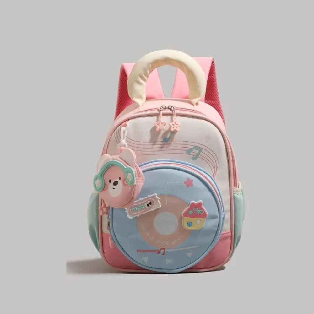 卡通小象幼儿园女童减负双肩包