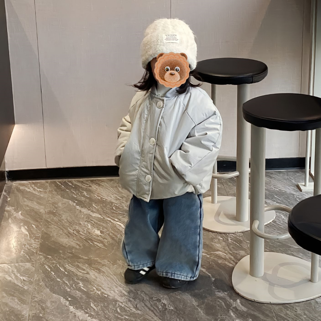 秋冬加厚儿童毛绒套头帽