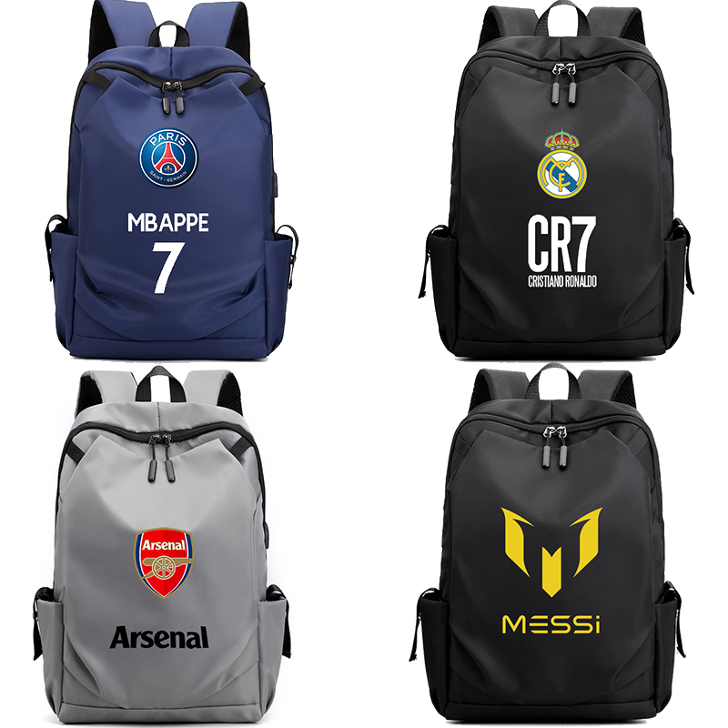 世界杯英超巴萨梅西内马尔C罗双肩包欧冠赛季足球星大容量双肩包