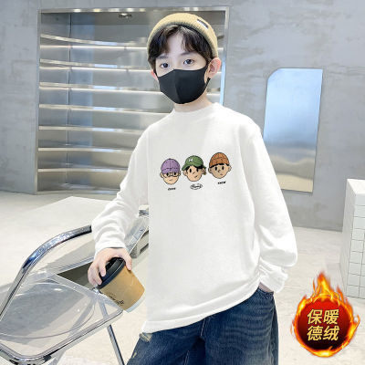 2025新款男童德绒内搭打底衫上衣