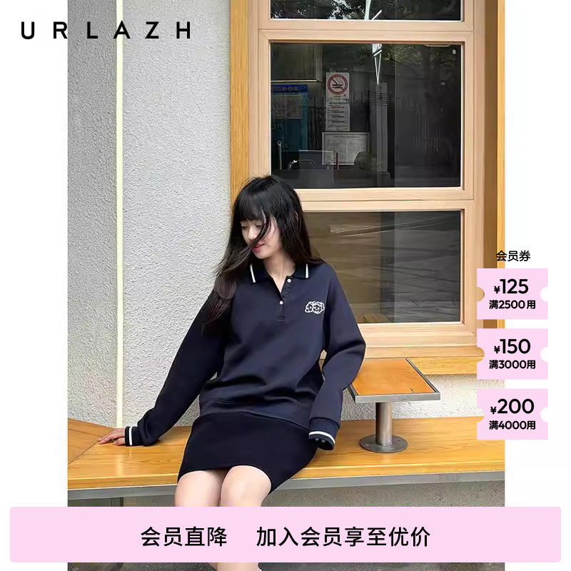 有兰X原田治联名系列polo领卫衣