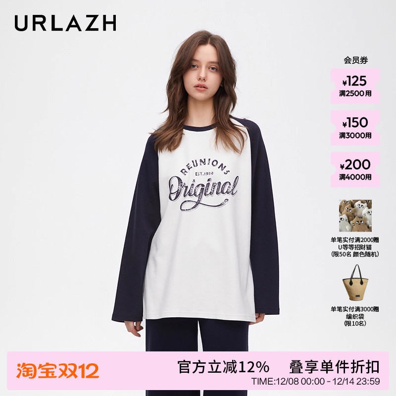 urlazh/有兰复古插件长袖T