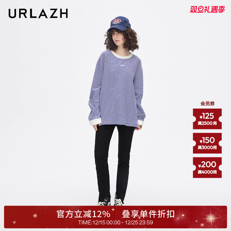 urlazh/有兰炭黑显瘦牛仔