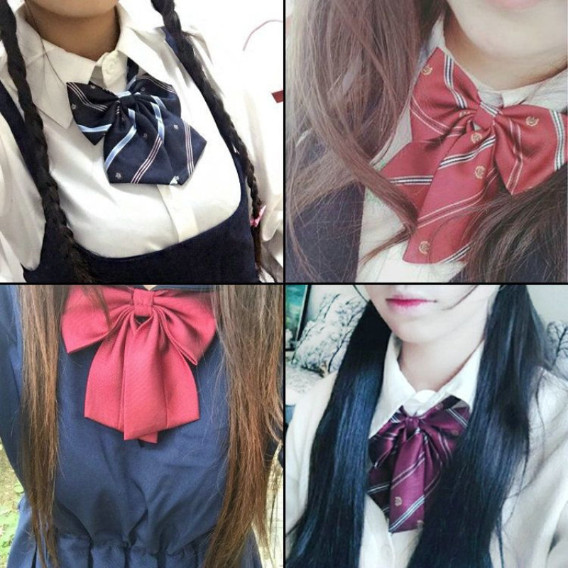 日韩JK制服领花 刺绣皇冠甜美班服百搭女生蝴蝶结学生 现货批发