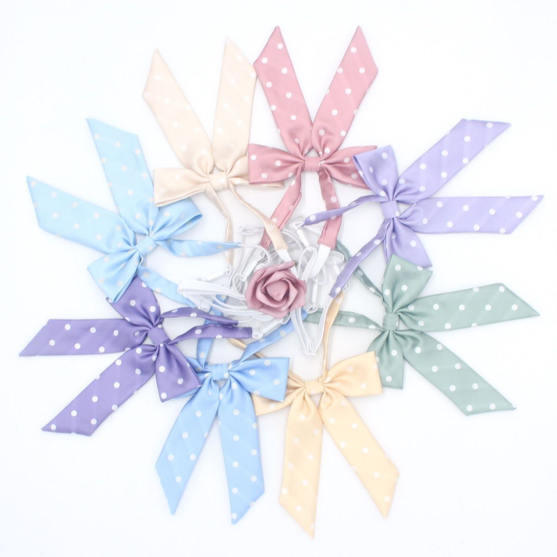 厂家现货小波点领结韩版学院风女