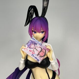 兔女郎Biya尤娜手办站姿紫马尾1/4兔子窝兔女郎模型