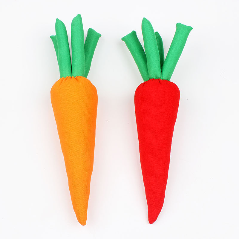 儿童胡萝卜布艺玩具 幼儿园手工制作diy宝宝自制沙包男孩女孩包邮