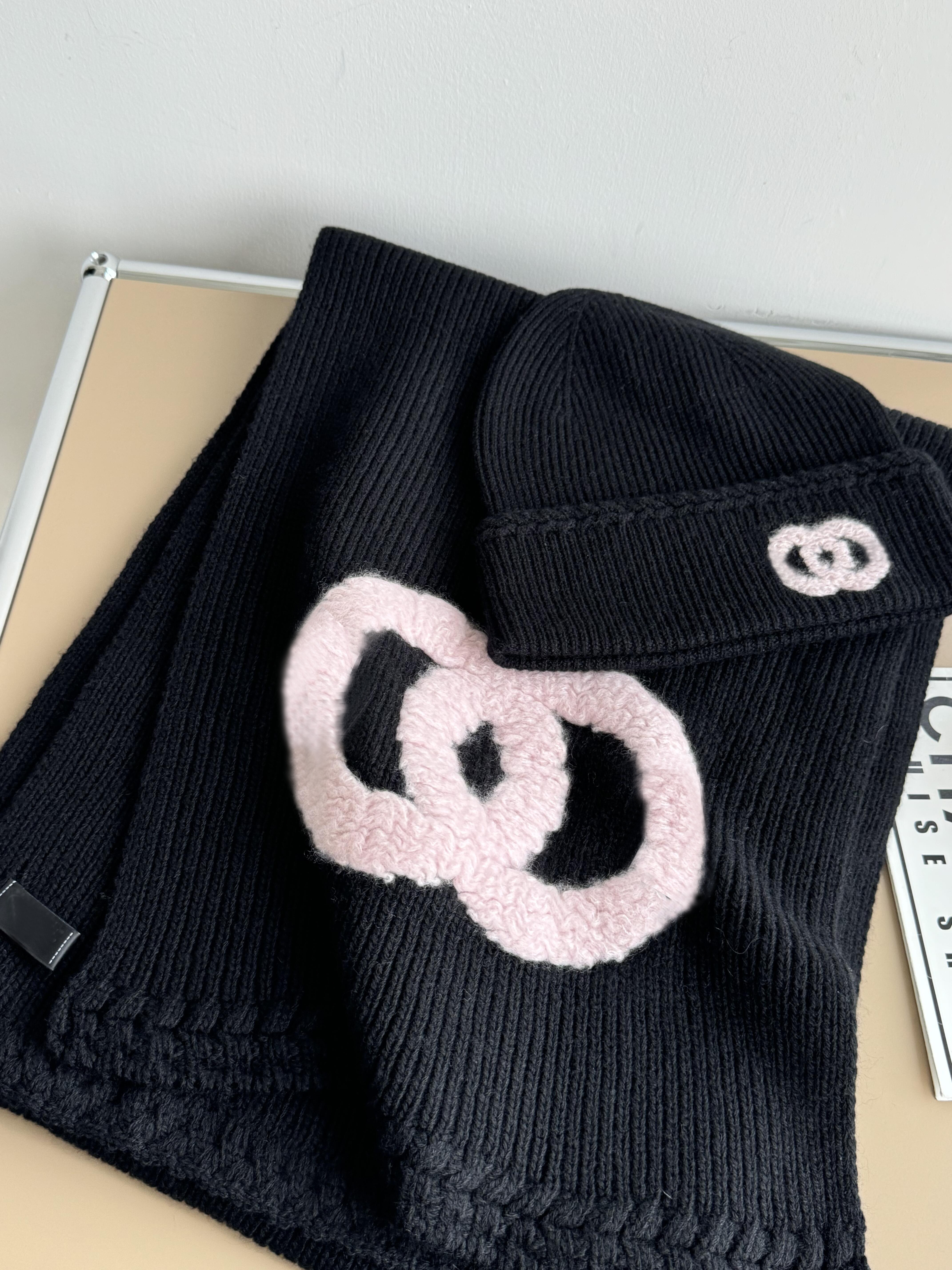 高品质秋冬新款25b小香风黑粉色羊毛针织围巾女厚实保暖双面围脖,服饰配件/皮带/帽子/围巾,围巾/丝巾/披肩,淘宝优惠券,粉丝福利购,淘宝优惠卷