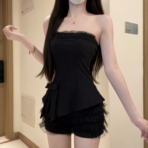 IQCQ夏季纯欲辣妹显瘦开衫套装