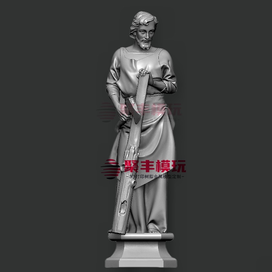 西方人物雕塑STL文件3D模型西方人物圆雕三维立体图纸STL数据