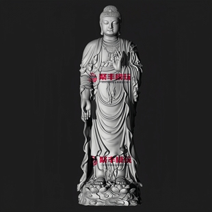 如来佛祖STL文件3D模型如来立体图纸STL数据神佛像三维模型