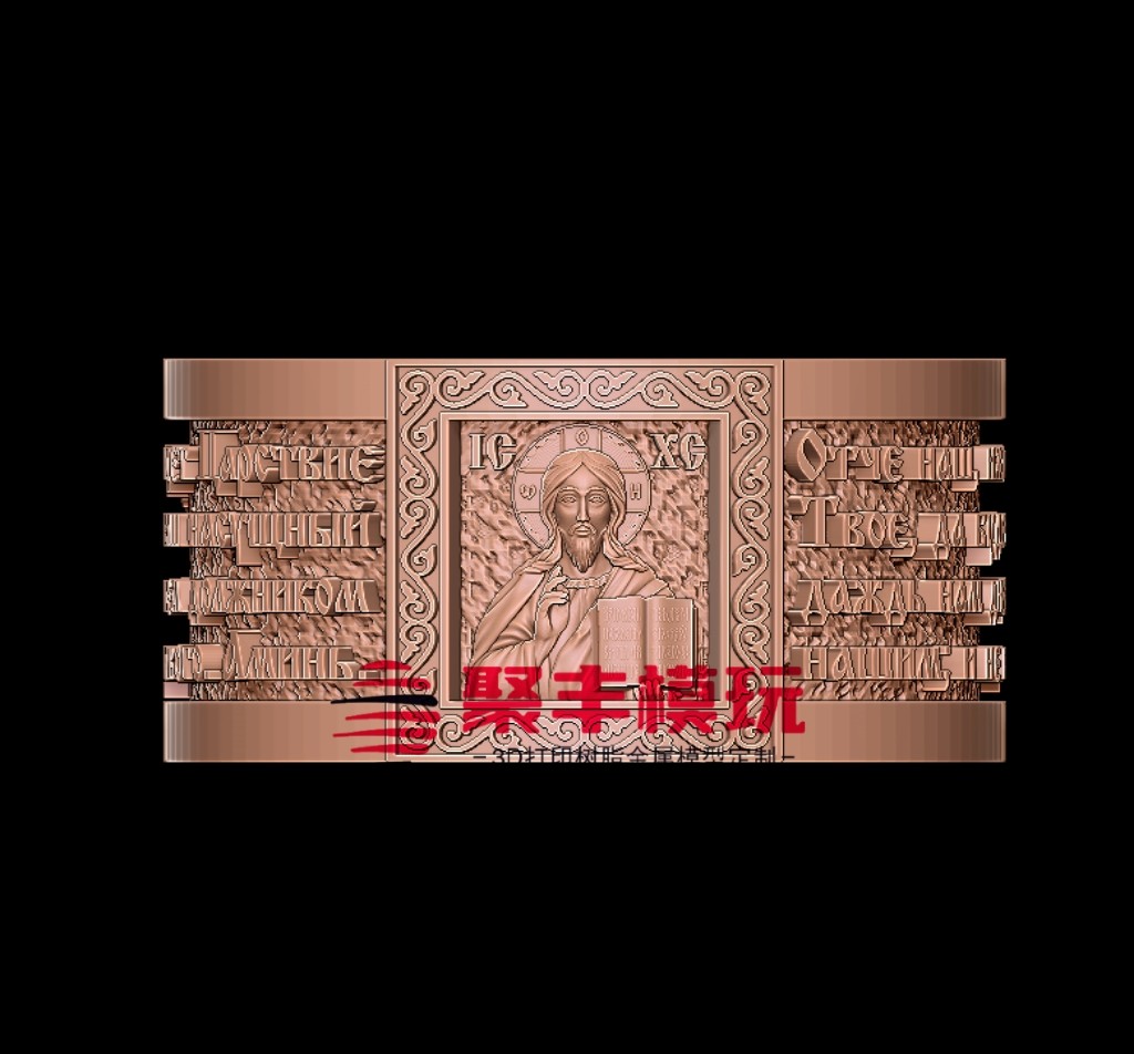 西方人物戒指STL文件3D模型首饰三维图纸立体数据雕刻打印CNC
