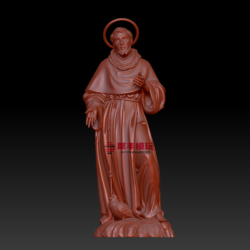 西方人物雕塑STL文件3D模型西方人物圆雕三维立体图纸STL数据雕刻