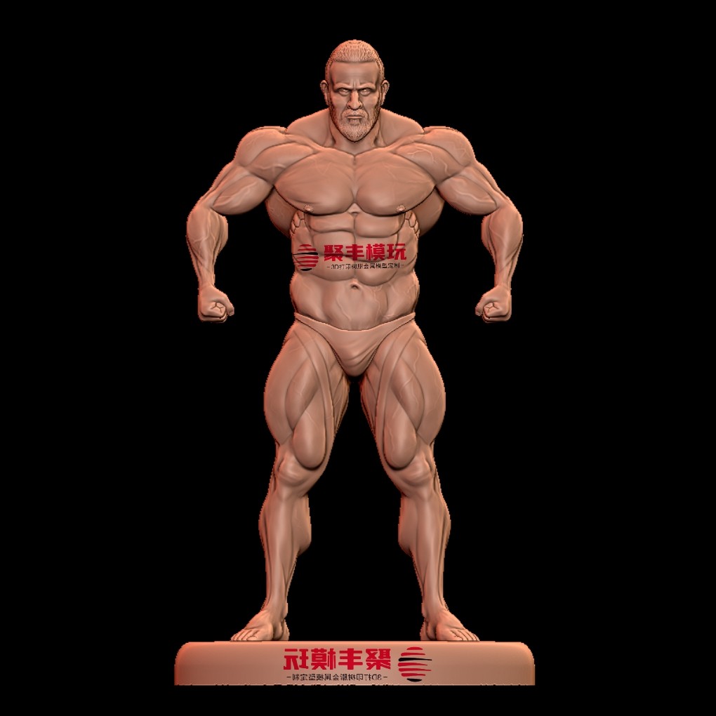 健美肌肉男STL文件3D模型波斯狼哈迪.乔潘三维图纸STL数据打印CNC