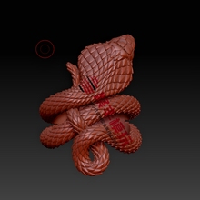 眼镜蛇戒指STL文件3D模型首饰三维立体图纸STL数据打印雕刻F1