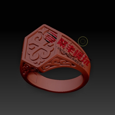 洋花戒指STL文件3D模型首饰三维立体图纸STL数据机雕打印