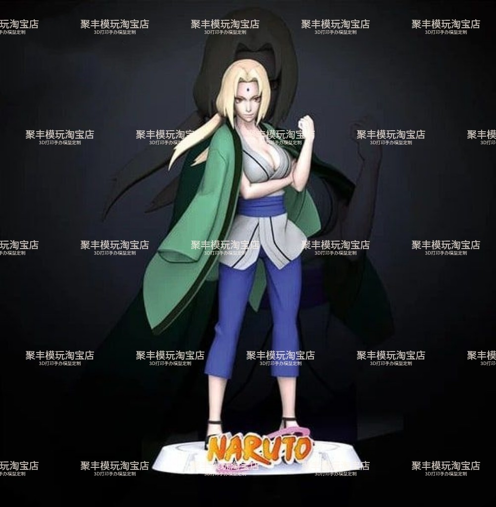 3d打印模型stl文件火影忍者纲手3dprint stl file tsunade naruto