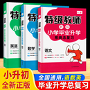 六6年级总复习教材教辅习题数学系统总复习小升初毕业复习资料 特级教师教你小学毕业升学系统总复习语文数学英语升级版