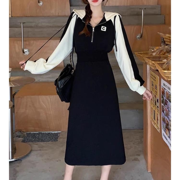 大码胖mm遮肚显瘦连衣裙