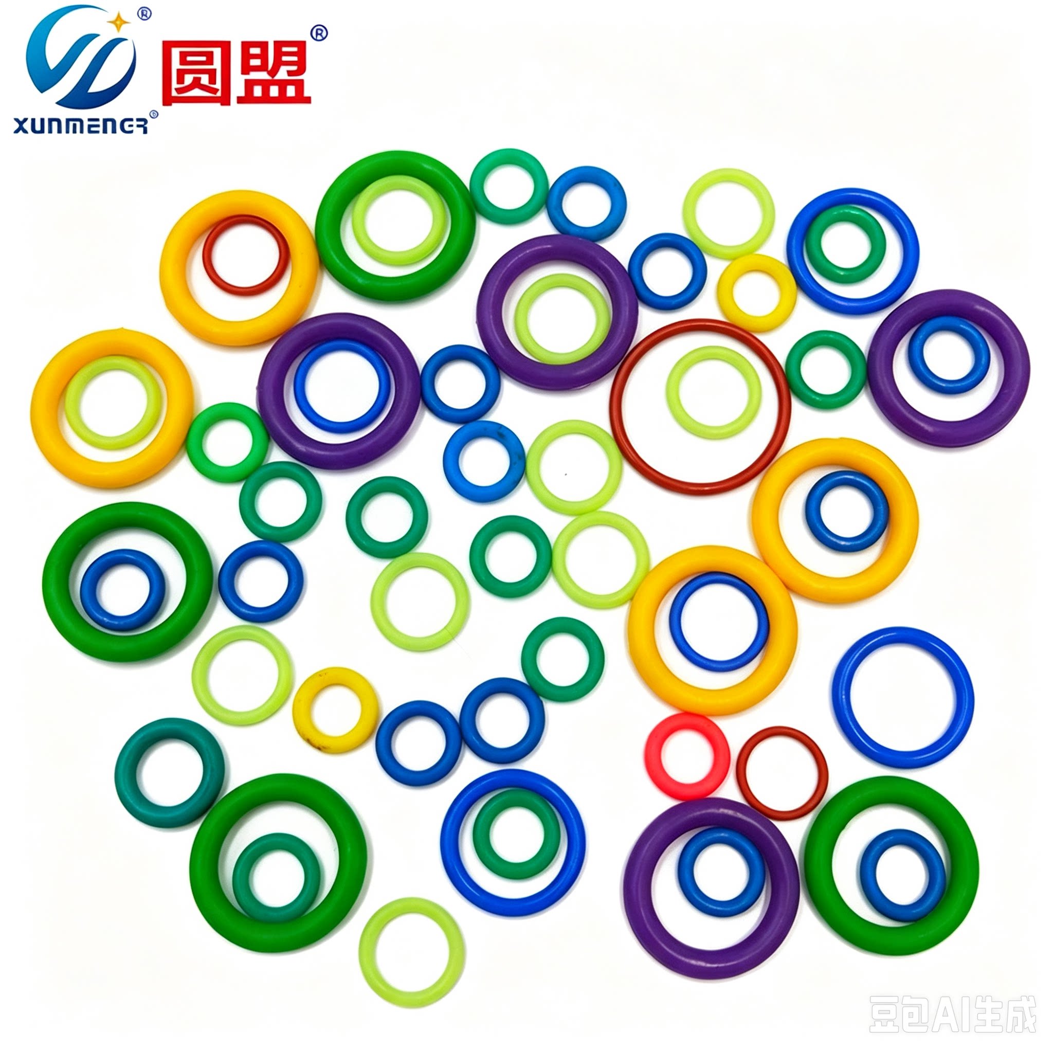 氟橡胶耐磨耐高温密封圈图片