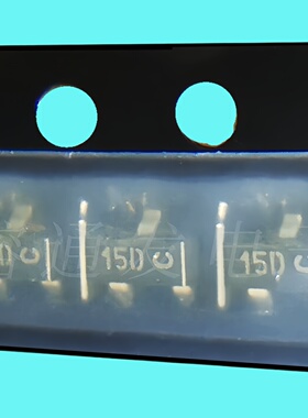 MMBZ15VDLT1G/齐纳瞬态电压抑制二极管15V 0.225W/SOT23/丝印:15D