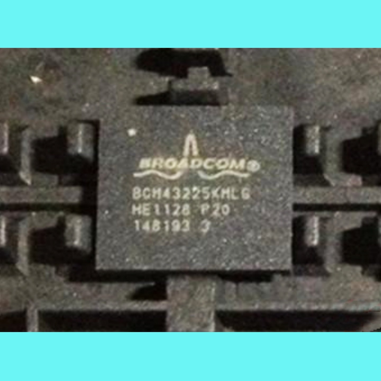 BCM43225KMLGP20/ Broadcom 无线蓝牙网卡驱动芯片/封装QFN