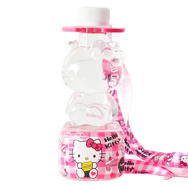 Hello kitty凯蒂猫饮用天然矿泉水300ml*12瓶可爱瓶游玩野餐聚会
