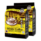 装 三合一速溶咖啡粉600g 槟城咖啡树白咖啡 马来西亚进口