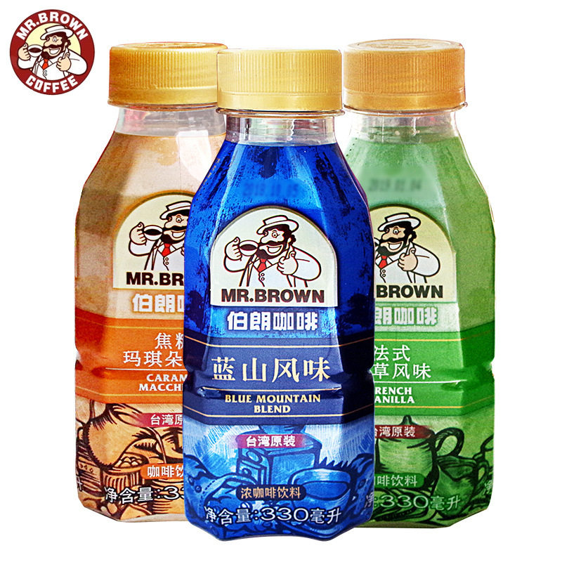 中国台湾 咖啡饮料-蓝山风味 浓咖啡即饮饮料品 330ml*48瓶