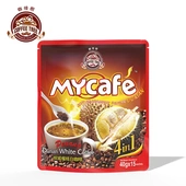 1袋 榴莲咖啡四合一白咖啡 马来西亚槟城 咖啡树莲白咖啡600g金装