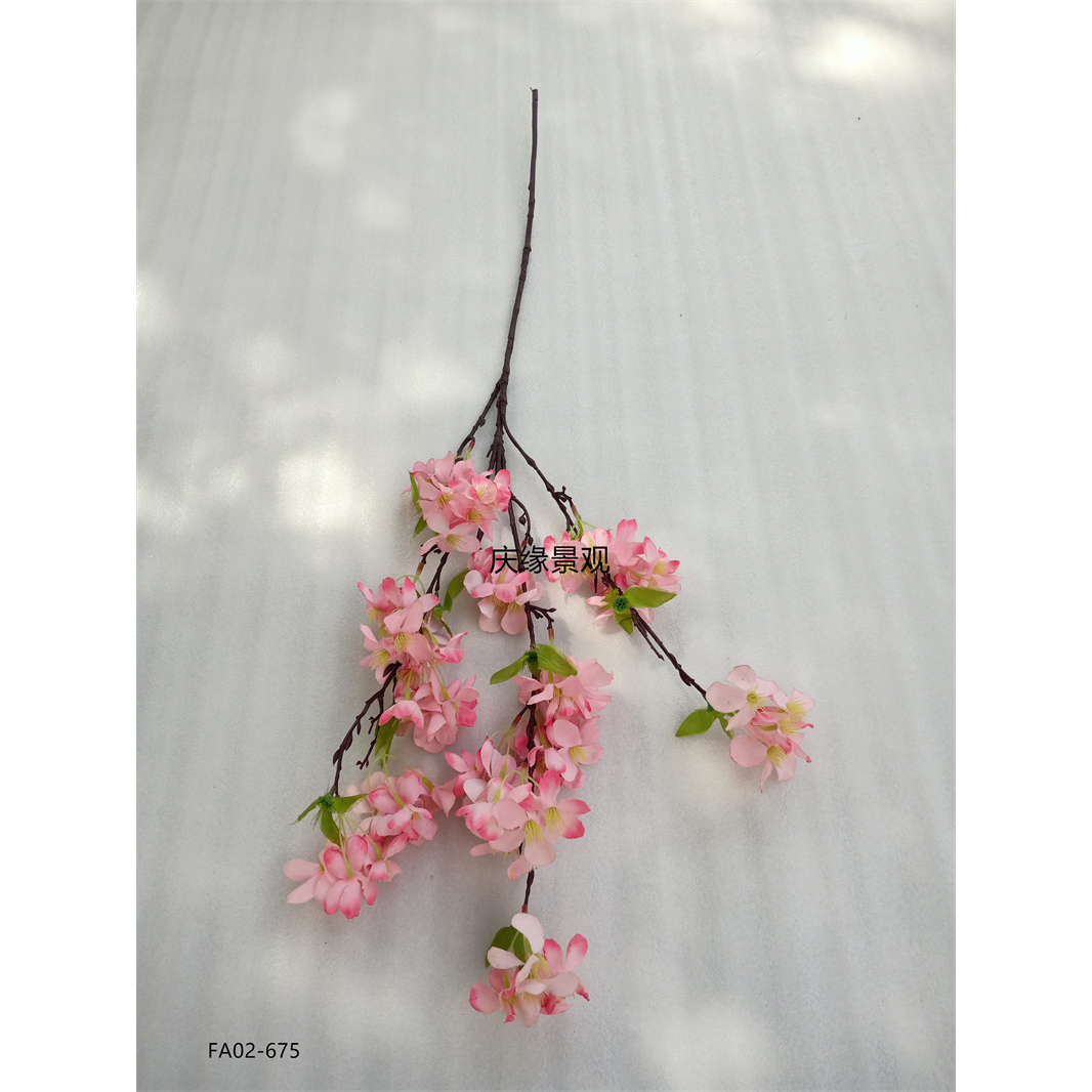 仿真海棠花花瓶插花干花客厅电视柜家居软装景观摆件