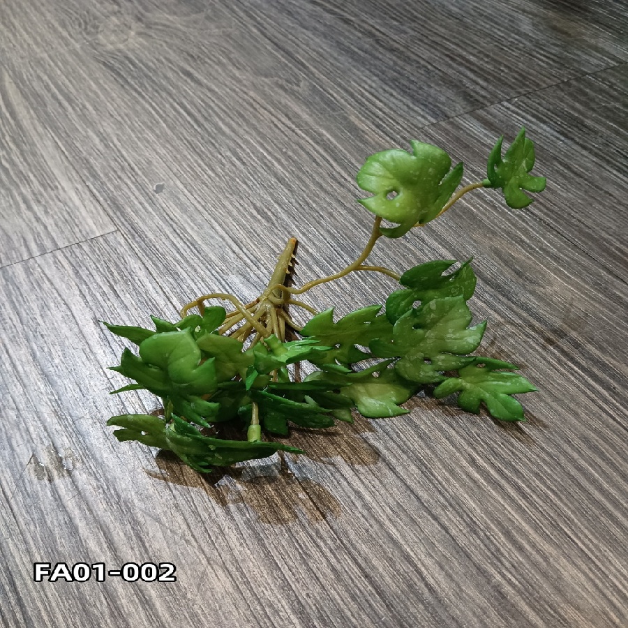 仿真把束小龟背叶子海桐叶竹叶白桦树叶户外公园装饰插花花材道具