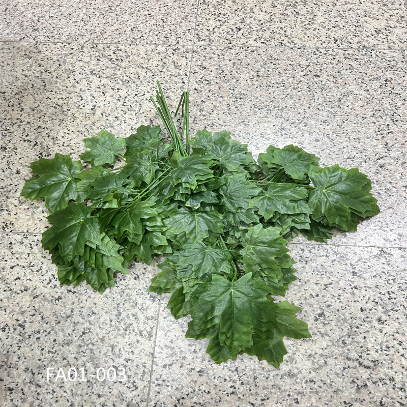 仿真梧桐叶枫叶竹叶仿真壁挂冷蕨波斯草垂吊龟背叶藤条壁挂装饰品