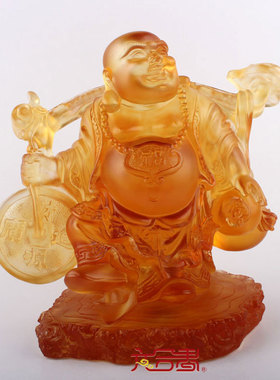 六合春如意风水供奉结缘琉璃佛像