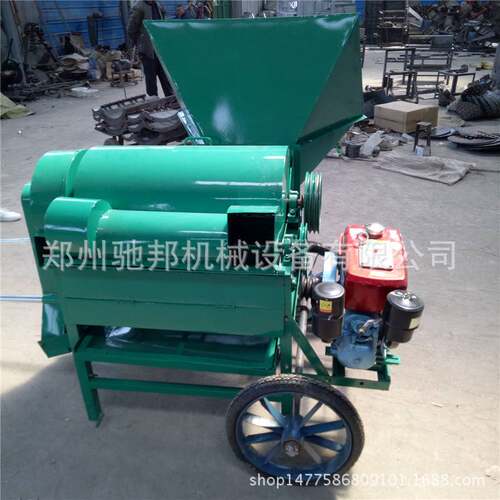 供应小型油菜籽脱粒机 家用移动式稻谷脱粒机 油电两用打谷机