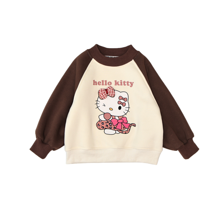 女童卫衣秋冬装2025新款洋气儿童加绒上衣女宝宝打底衫冬季童