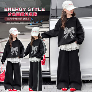 女童套装2026新款今年流行爆款开学季韩系高级感穿搭套装春秋款