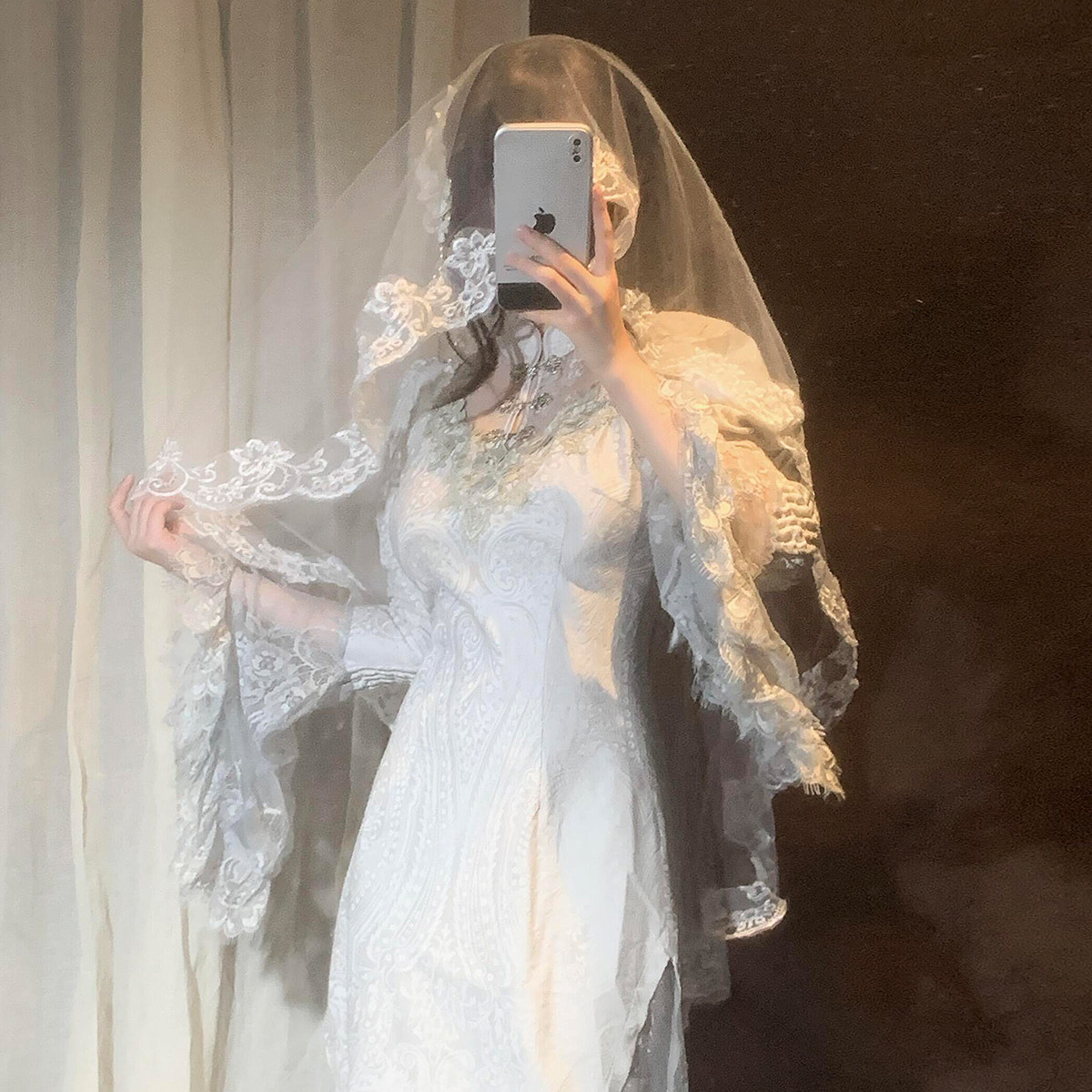 万圣节哥特风白色头纱女头饰成人cos鬼新娘婚纱洛丽塔lolita装扮,饰品/流行首饰/时尚饰品新,发饰,淘宝优惠券,粉丝福利购,淘宝优惠卷