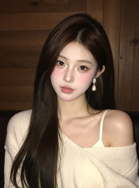 独特漂亮气质珍珠水滴耳钉女无耳洞蚊香盘耳夹方圆脸百搭耳环耳饰