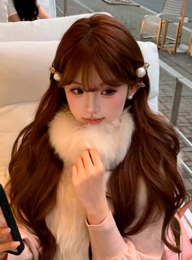 珍珠Dairy ~ 韩系简约精致发夹少女公主头边夹锆石星球侧边刘海夹