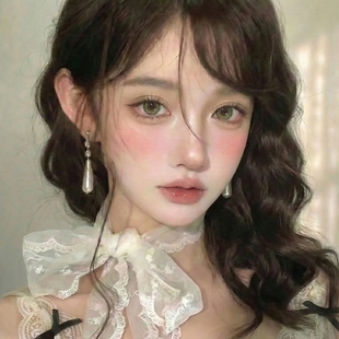 法式复古水滴珍珠流苏耳夹女无耳洞耳环港风轻奢耳坠耳钉宫廷耳饰