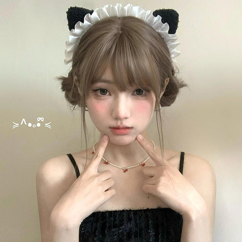 手作原创猫咪耳朵洛丽塔女仆头饰