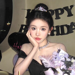 公主水钻皇冠头饰女十八岁生日新娘王冠高级感女神发箍头箍发饰