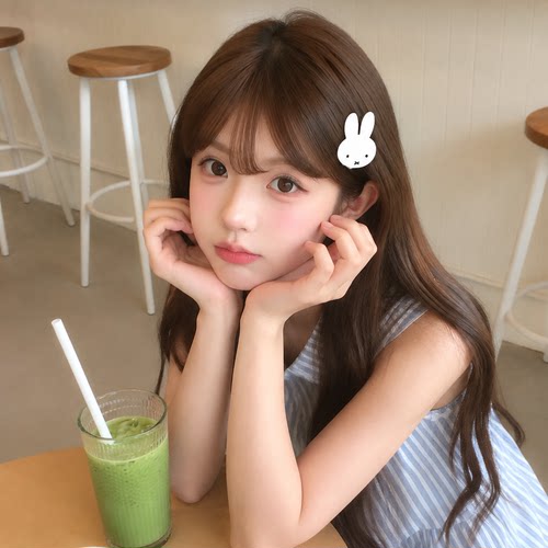 米菲兔BB夹甜酷少女侧边碎发夹子