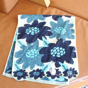 小肥肥一族洗脸巾柔软 北欧风女士男士 日单姆明纯棉毛巾 面巾